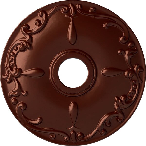 Ekena Millwork Kent Ceiling Medallion (Fits Canopies up to 5"), 18"OD x 3 1/2"ID x 1 1/4"P, Antique Copper CM18KEACS - main